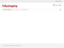 Tablet Screenshot of full2shopping.com